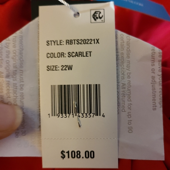 🌺 SOLD 🌺 BLEU by Rod Beattie Red Swimsuit - Picture 8 of 8